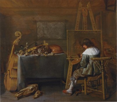 Maler in seinem Atelier von Jan Miense Molenaer